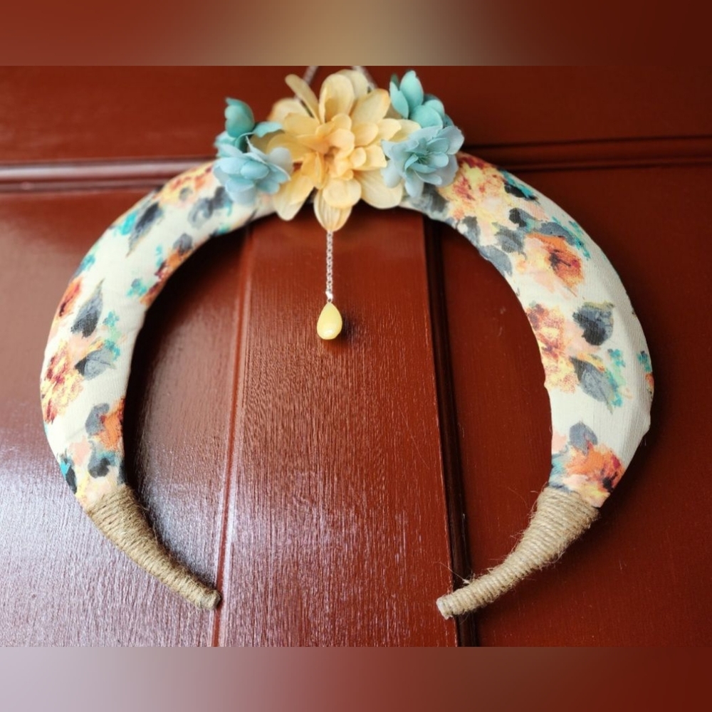 Floral Moon Wreath
